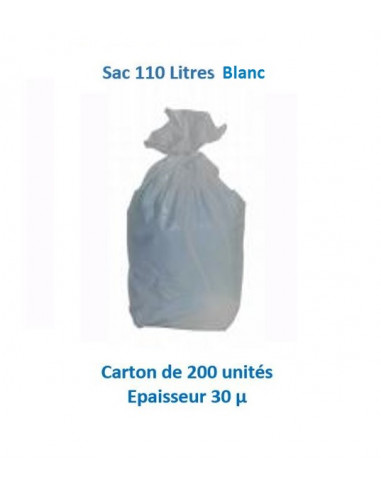 carton 200 sacs 50 L 30 µ JAUNE